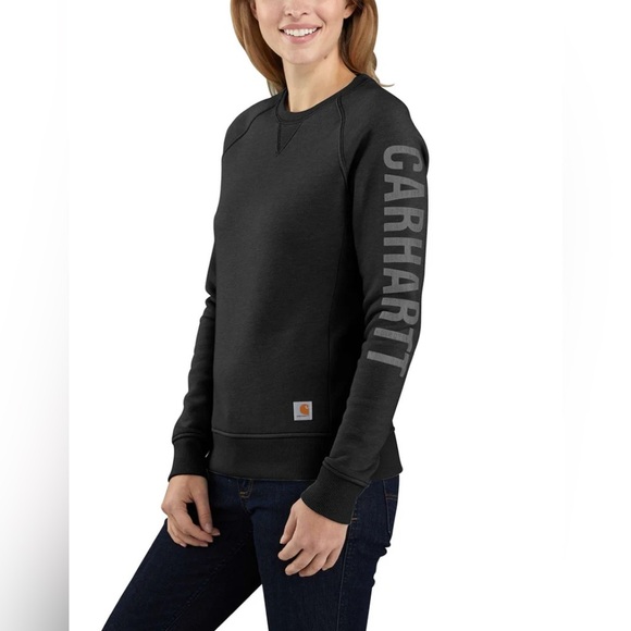 Carhartt Women’s Black Crewneck Sweatshirt - Picture 1 of 8